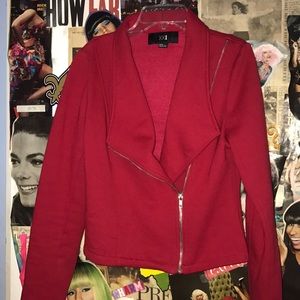 Red jacket
